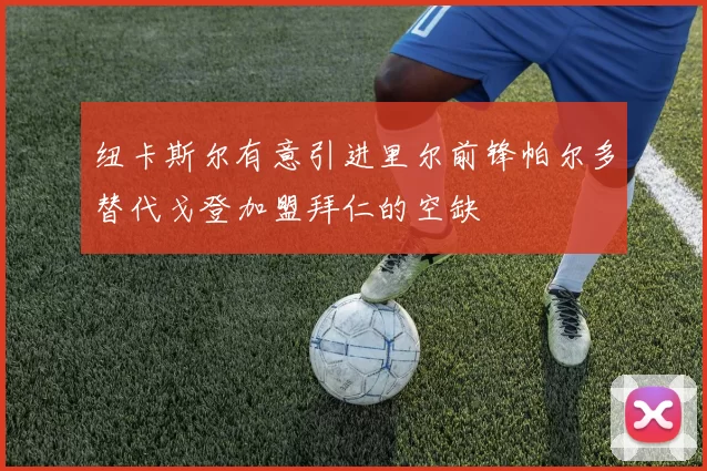 纽卡斯尔有意引进里尔前锋帕尔多替代戈登加盟拜仁的空缺